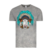 Cloud Rock simmental indian headdress Vintage Tee - JahusDesignShop