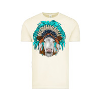 Vintage Arctic simmental indian headdress Vintage Tee - JahusDesignShop