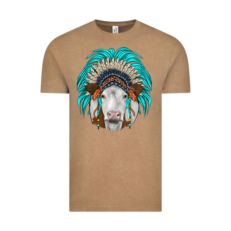 Simmental Indian Headdress Vintage Tee by JahusDesignShop | Teevron
