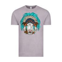 Vintage Zinc simmental indian headdress Vintage Tee - JahusDesignShop