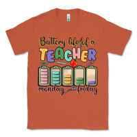 Copper battery life of a teacher monday friday Classic Tee - MaliasSmallBusiness