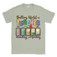 Matcha battery life of a teacher monday friday Classic Tee - MaliasSmallBusiness