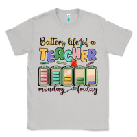 Moon Dust battery life of a teacher monday friday Classic Tee - MaliasSmallBusiness