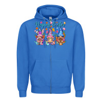 True Royal Happy Easter gnomies Easter Day Zipper Hoodie - HowdyJamesFarm