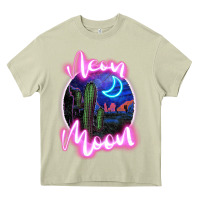 Mossy neon moon Heavy Core Tee - JahusDesignShop
