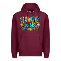 Burgundy Love wins Premium Hoodie - CowGirlArtShop