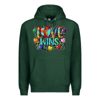 Sports Green Love wins Premium Hoodie - CowGirlArtShop