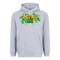 Heather Grey lucky mini st patricks Heavyweight Hoodie - HowdyJamesFarm