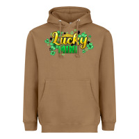 Toasted Coconut lucky mini st patricks Heavyweight Hoodie - HowdyJamesFarm