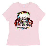 This Is My Christmas Movie Watching Ladies Tee | Teevron