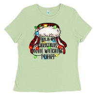 Matcha this is my Christmas movie watching Ladies Tee - Jasminsmagicworld