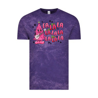 Cloud Purple pink christmas fa la la Vintage Tee - MaliasSmallBusiness