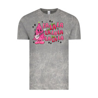 Cloud Rock pink christmas fa la la Vintage Tee - MaliasSmallBusiness