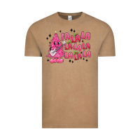 Vintage Coffee pink christmas fa la la Vintage Tee - MaliasSmallBusiness