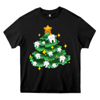 Black Christmas tree with teeth Heavy Core Tee - AdoDesignShop