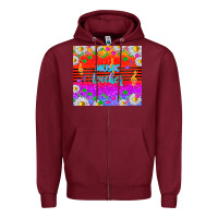 Burgundy rainbow music teacher Zipper Hoodie - TumblerDesignByShophia