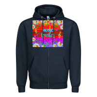 Navy rainbow music teacher Zipper Hoodie - TumblerDesignByShophia