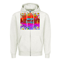 Oatmeal Heather rainbow music teacher Zipper Hoodie - TumblerDesignByShophia