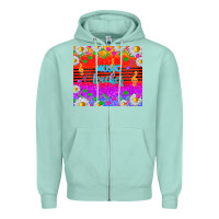 Seafoam rainbow music teacher Zipper Hoodie - TumblerDesignByShophia