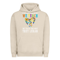 Pigment French Oak Autism Awareness Teacher Urban Hoodie - CowhideDigitalArt