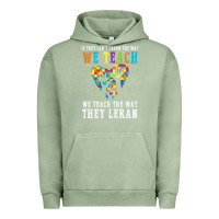 Pigment Oil Green Autism Awareness Teacher Urban Hoodie - CowhideDigitalArt