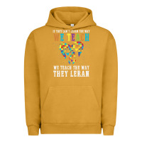 Pigment Peanut Butter Autism Awareness Teacher Urban Hoodie - CowhideDigitalArt