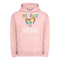Pigment Salmon Autism Awareness Teacher Urban Hoodie - CowhideDigitalArt