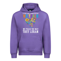 Tulip Autism Awareness Teacher Urban Hoodie - CowhideDigitalArt