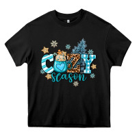 Black cozy season Heavy Core Tee - AdoDesignShop