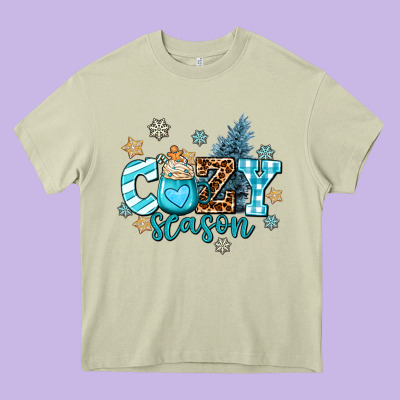 Cozy Season Heavy Core Tee Designed By Adodesignshop