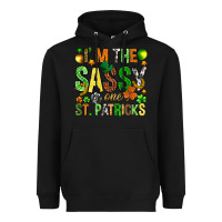 Black I'm the sassy one St. Patrick's Heavyweight Hoodie - HowdyJamesFarm