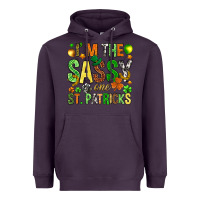 Plum I'm the sassy one St. Patrick's Heavyweight Hoodie - HowdyJamesFarm