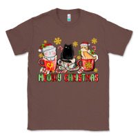 Chestnut meowy christmas cats coffee cups Classic Tee - MaliasSmallBusiness