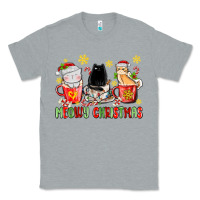 Heather Grey meowy christmas cats coffee cups Classic Tee - MaliasSmallBusiness