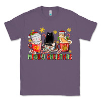 Lavender meowy christmas cats coffee cups Classic Tee - MaliasSmallBusiness