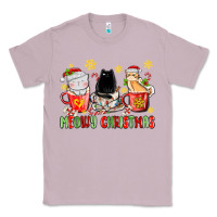 Lilac meowy christmas cats coffee cups Classic Tee - MaliasSmallBusiness
