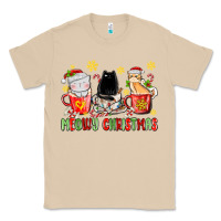 Meowy Christmas Cats Coffee Cups Classic Tee | Teevron
