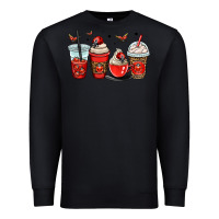 Black ladybug coffee cups Premium Sweatshirt - OliviaCreatesArt