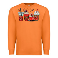 Carrot ladybug coffee cups Premium Sweatshirt - OliviaCreatesArt