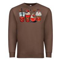 Chestnut ladybug coffee cups Premium Sweatshirt - OliviaCreatesArt