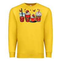 Lemon ladybug coffee cups Premium Sweatshirt - OliviaCreatesArt