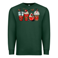 Sports Green ladybug coffee cups Premium Sweatshirt - OliviaCreatesArt