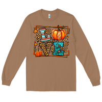 Toasted Coconut Fall Autumn Leopard Love Pumpkin Long Sleeve Tee - LillyAllenDesigns