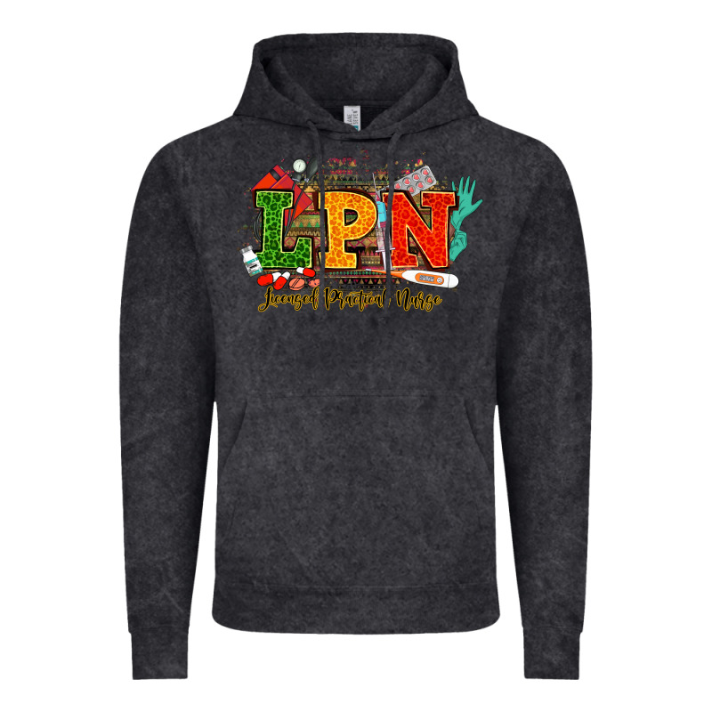 Lpn Licensed Practical Nurse Juneteenth Vintage Hoodie by NancyCooperArtShop | Teevron