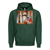 Sports Green never retring from reading Zipper Hoodie - TumblerDesignByShophia