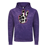 Cloud Purple Black White Dalmatian Peace Sign Vintage Hoodie - Jasminsmagicworld