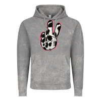 Cloud Rock Black White Dalmatian Peace Sign Vintage Hoodie - Jasminsmagicworld