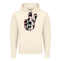 Vintage Artic Black White Dalmatian Peace Sign Vintage Hoodie - Jasminsmagicworld
