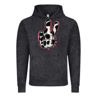 Vintage Black Black White Dalmatian Peace Sign Vintage Hoodie - Jasminsmagicworld