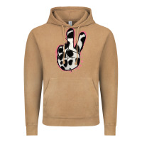Black White Dalmatian Peace Sign Vintage Hoodie | Teevron